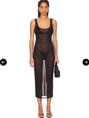 NWOT! NBD Alexandra Sheer Midi Dress